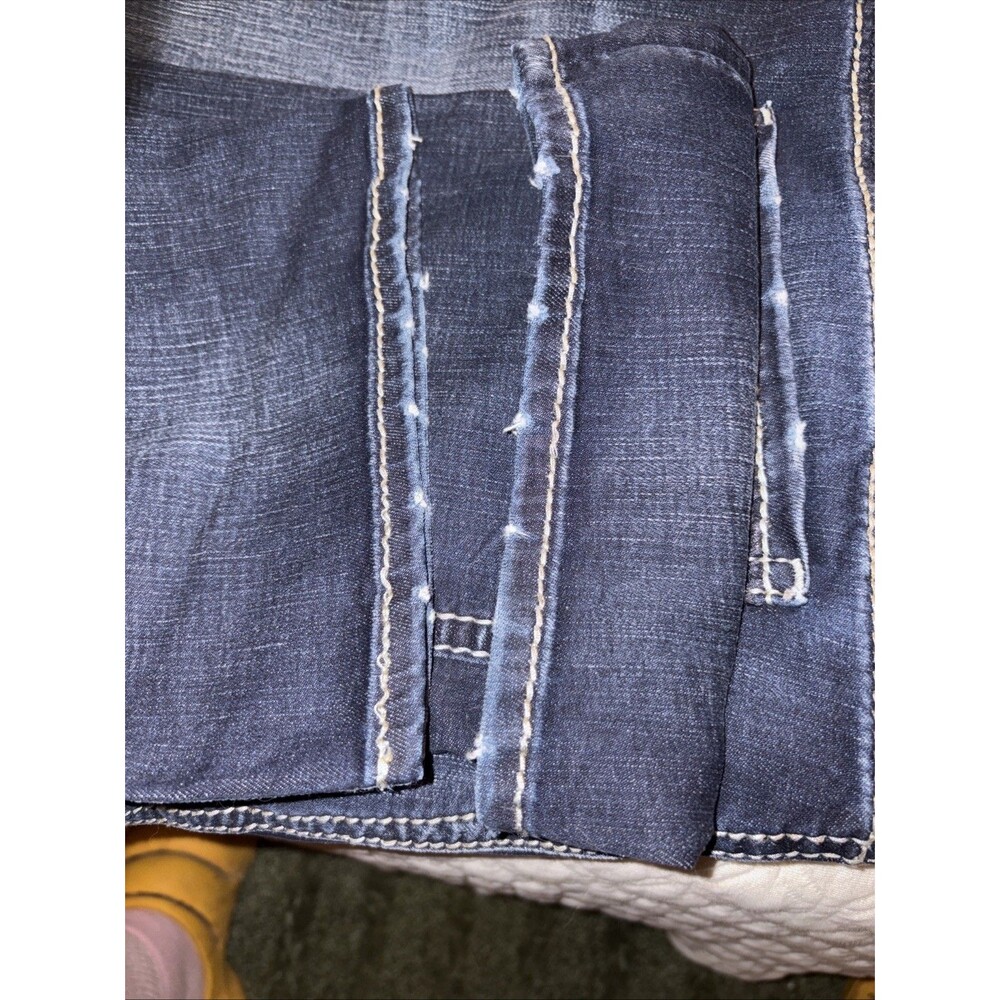 Silver Jeans Womens Size 24/30 Blue Denim Bootcut   Dark Wash - Picture 9 of 10